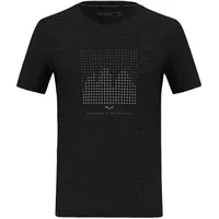 Salewa Eagle Dotted Mountain AM T-Shirt - Black Out