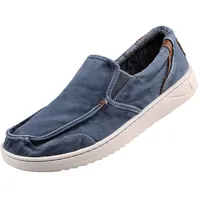 Mustang Herren Canvas Slipper Blau, Schuhgröße:EUR 43