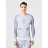 Uyn AMBITYON UW LG_SL. Melange T-Shirt Men's Weiße Melange/Avio/Bordeaux XL