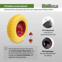 Trutzholm Schubkarrenrad 200 kg