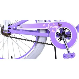 Volare Lovely 20" RH 26.5 cm lila 1-Gang Handbremsen