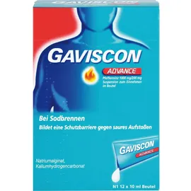 RECKITT Advance Pfefferminz Suspension bei Sodbrennen 12 x 10 ml