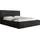 WFL GROUP Polsterbett 120 x 200 cm Schwarz