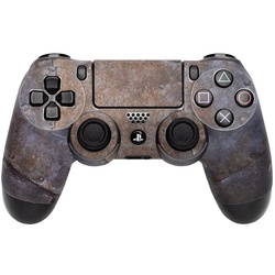 Software Pyramide Software Pyramide Skin für PS4 Controller Rusty Metal Cover PS4 Zubehör PlayStation 4 braun