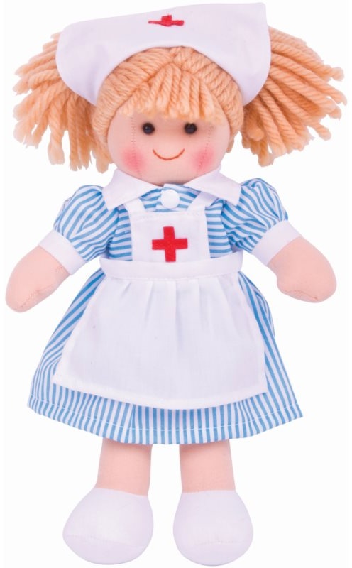 Bigjigs Toys Nurse Nancy Puppe