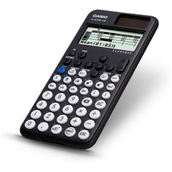 CASIO Taschenrechner FX-87DE CW, einfache Tabellenkalkulation, Graustufen-Display schwarz