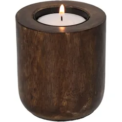 Kerzenhalter WOOD braun - braun