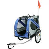 Hundeanhänger Fahrradanhänger Hundetransporter Transportanhänger Hunde Hundefahrradanhänger Blau