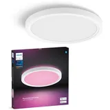 Philips Hue LED-Panel Tento White & Color Ambiance S Weiß Ø 29,1 cm