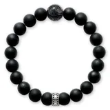 Thomas Sabo Armband Obsidian 925 Sterling silber, A1085-023-11-L