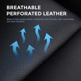 IWMH Chefsessel Kunstleder Schwarz