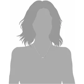 s.Oliver Silberkette »Infinity/Unendlichkeit« mit Infinity Anhänger für Damen, Zirkonia (synth.), silberfarben