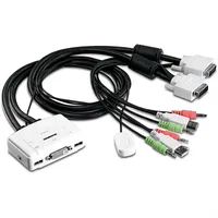 TRENDNET TK-214i - DVI-USB-KVM-Umschalter mit Audiofunktion