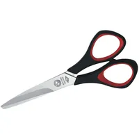 Wedo Linkshänder-Papierschere schwarz-rot 14,0 cm