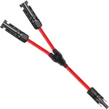 Y-Abzweigsolarkabel Stecker / Verteiler 4mm¬≤ MC4 (MINUS) für Parallelschaltung