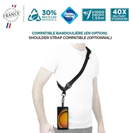 Mobilis Cover für Galaxy XCover 7 Pro Schwarz