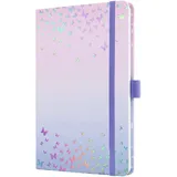 Sigel Wochenkalender Jolie ca. A5, Hardcover, Butterfly Confetti Candy 2026.