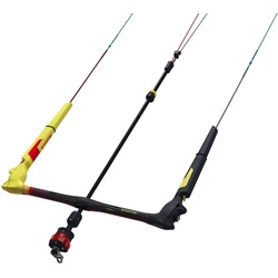 Duotone Click Bar Quad Control Kitebar 23 Kite surf Clickbar, Breite in cm: M 49cm 22+2m