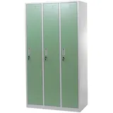 MCW Preston T829-3 Garderobenschrank 180 x 90 x 50 cm grün