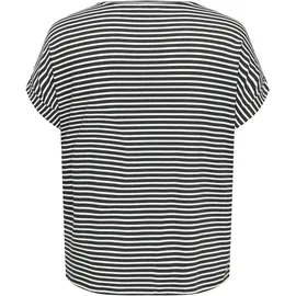 ONLY CARMAKOMA Carmoster STRIPE S/S O-NECK TOP JRS Noos - S