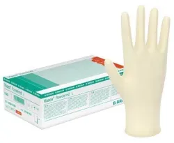 B. Braun Vasco® Basic Untersuchungshandschuh 6066616 , 1 Karton = 10 Packungen, Größe S