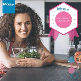 McFilter | 2x Aktivkohlefilter passend für AEG Electrolux 902979366-9, Bauknecht, DKF24, Zanussi KLF60/80 Siemens LZ33900, Neff Z5147X0