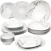 Sänger Bilgola Marmor Tafelservice 24-tlg. weiß