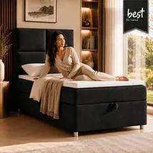 Best For Home Trinity 80 x 200 cm Schwarz