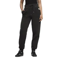 Puma Damen Her Comfort High-Waist Sweatpants FL Cl Strickhose, Puma Schwarz, XL EU