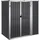 vidaXL Metallgerätehaus 1,61 x 0,89 x 1,61 m anthrazit