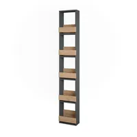 Vicco Bücherregal Repose 30 x 30 x 180 cm Braun