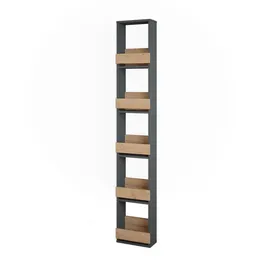 Vicco Bücherregal Repose 30 x 30 x 180 cm Braun