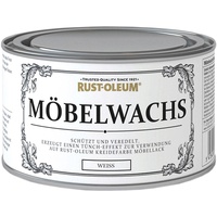 Rust-Oleum Kreidefarbe-Möbelwachs Weiß 400 ml