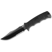 SOG Seal Pup Elite Kydex Feststehendes Messer, schwarz, 12.3