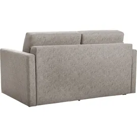 PLACES OF STYLE Schlafsofa Goldpoint 162 cm, Dauerschläfer, Liegefläche 120/200cm,«, 2-Sitzer mit Bettfunktion, Bonell-Federkernmatratze braun