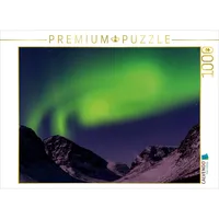 Calvendo Nordlicht uind Mondenschein 1000 Teile Puzzle quer |