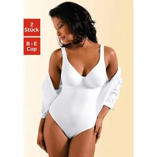 Nuance T-Shirt-Body Damen schwarz+weiß Gr.75