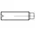 TOOLCRAFT Madenschraube M12 50 mm 50 Stück