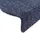vidaXL Stufenmatten Selbstklebend 20 Stk. 56x17x3 cm Blau Halbrund