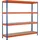 Schulte Lagertechnik Weitspannregal Holz/Spanplatte 245 x 244 x 62 cm blau