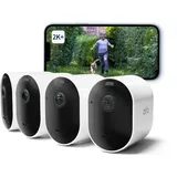 Arlo Pro 5 2K+, 4er Set, Überwachungskamera
