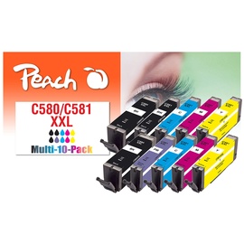 Peach kompatibel zu Canon 580XXL/581XXL 10er Pack