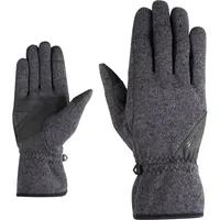 Ziener IWO-Z Fingerhandschuhe Schwarz/Grau 8,5