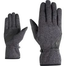 Ziener IWO-Z Fingerhandschuhe Schwarz/Grau 8,5