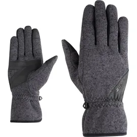 Ziener IWO-Z Fingerhandschuhe Schwarz/Grau 8,5