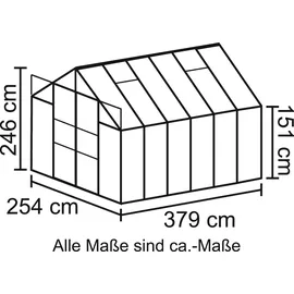 Vitavia Uranus 9900 Alu Schwarz HKP 4 mm 9,90 m2