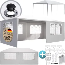 Festzelt Rimini Weiß 3x6m UV-Schutz 50+