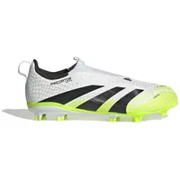 adidas Predator League Laceless MG/FG Kinder cloud white/core black/lucid lemon 32