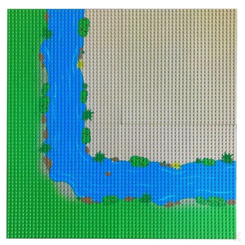 Klemos KL-20003 Klemmbaustein Grundplatte 32x32 Strand (25cmx25cm)