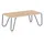 SonnenPartner Charité Gartentisch 120 x 60 x 45 cm Alu/Teakholz